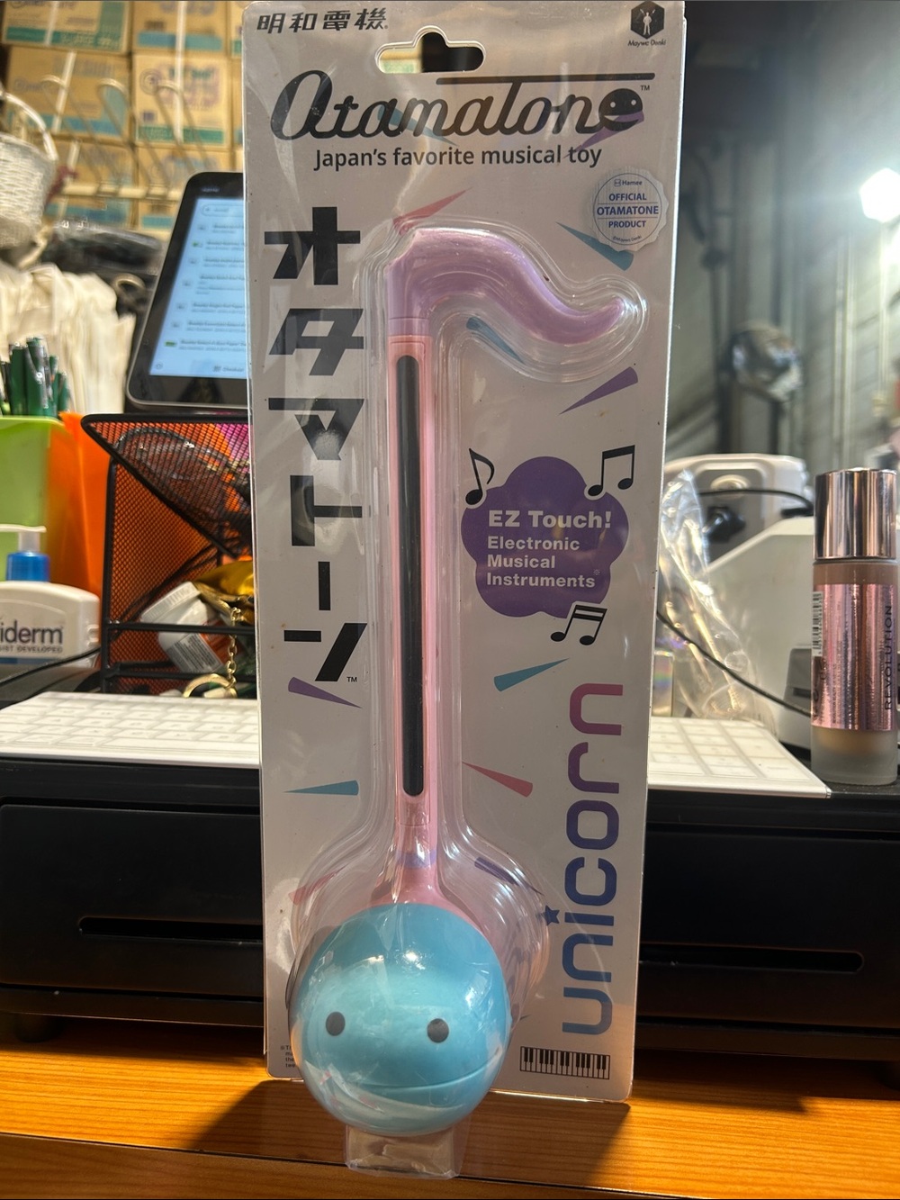 NIB Otamatone EZ-Touch-Sensitive Electronic Musical Instrument/Pink&Blue